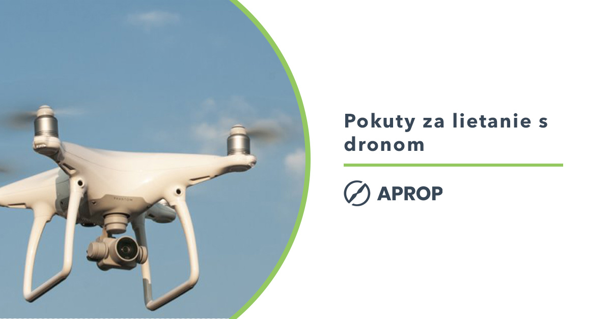 Titulný obrázok k článku o pokutách za lietanie s dronom bez licenice a povolenia