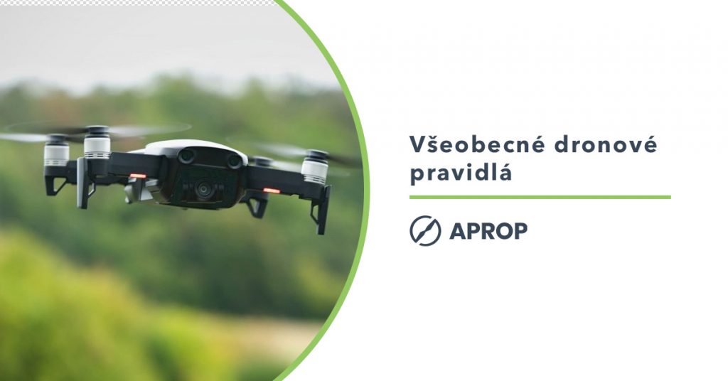 Titulný obrázok vysvetľujúci všeobecné pravidlá pre lietanie s dronmi