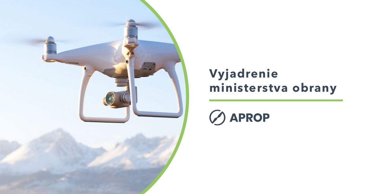 Titulný obrázok k vyjadreniu ministerstva obrany k lietaniu s dronmi na Slovensku