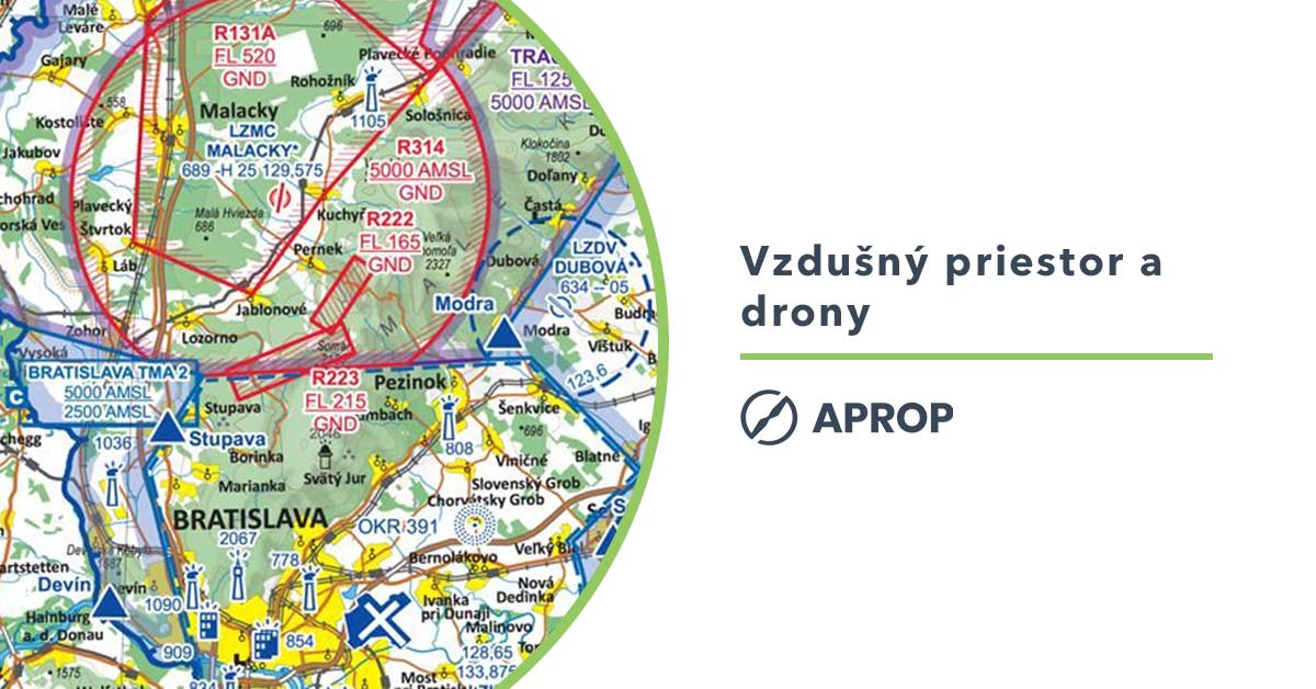 Titulný obrázok k článku vysvetľujúcemu vzdušné priestory ktoré musí piloto dronov dodržiavať